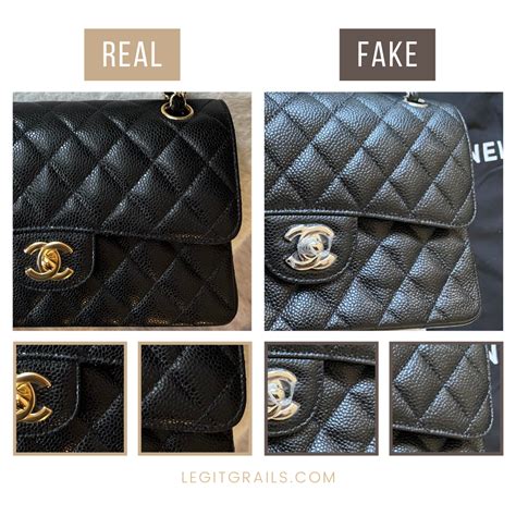 chanel caviar bag fake|14 Ways to Spot a Fake Chanel Bag .